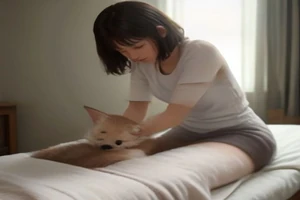Offrir des massages apaisants à son chien ou chat en fin de vie ou blessé